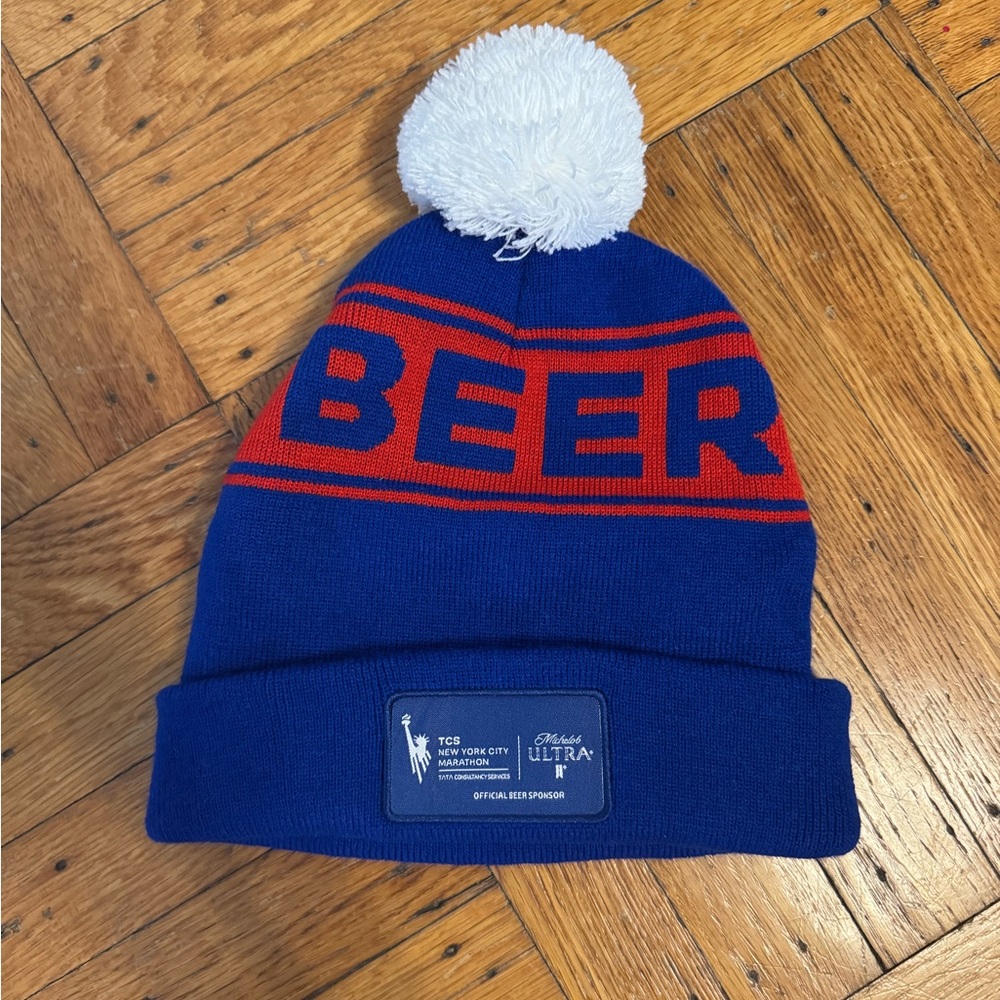 Official TCS NYC Marathon Pom Pom Hat